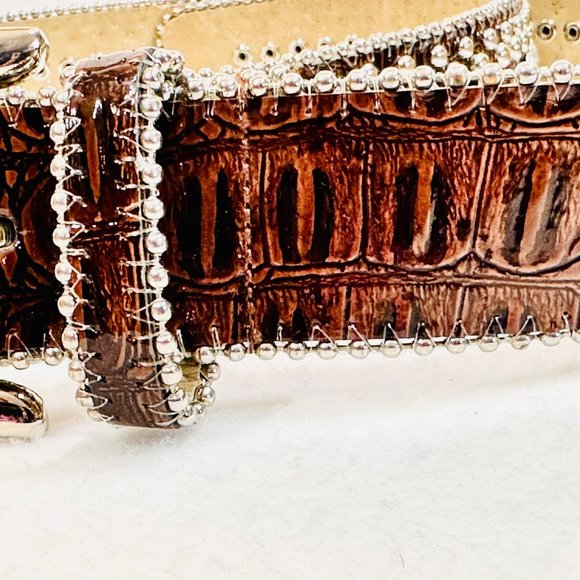 Guess Faux Leather Western Style Belt - XL - Picture 8 of 13